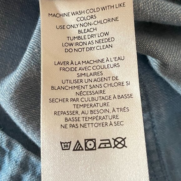 Free People Halter Denim Mini Dress – Medium – Button-Front, Open Back - Picture 9 of 12